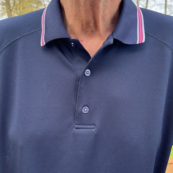 FootJoy blue stretch polo L - Picture 3 of 8